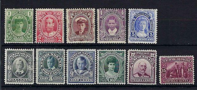 Image of Canada-Newfoundland SG 117/27 LMM British Commonwealth Stamp
